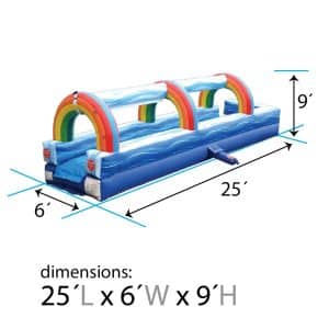 inflatable slip and slide rental